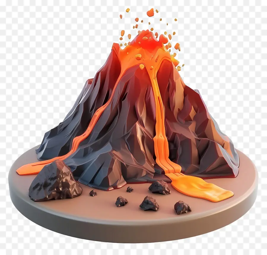 Volcán，Erupción Volcánica PNG