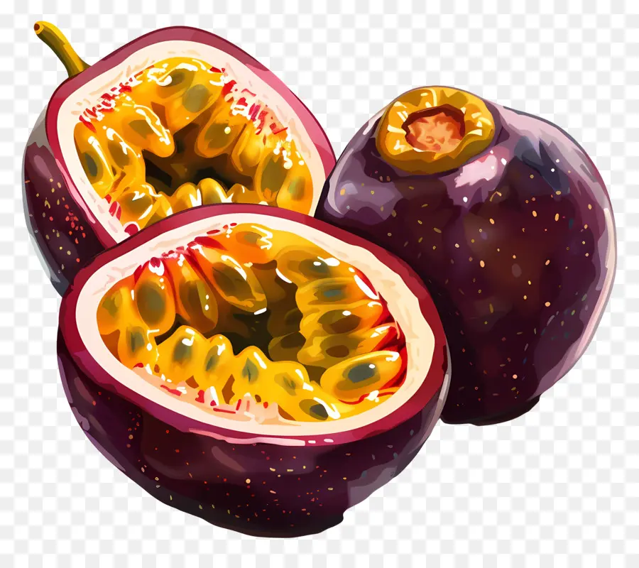 Fruta De La Pasión，Frutas Tropicales PNG