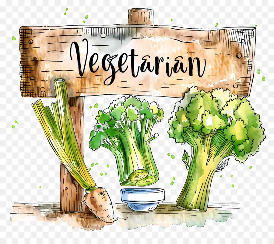 En El Día Mundial Vegetariano，Vegetariana PNG