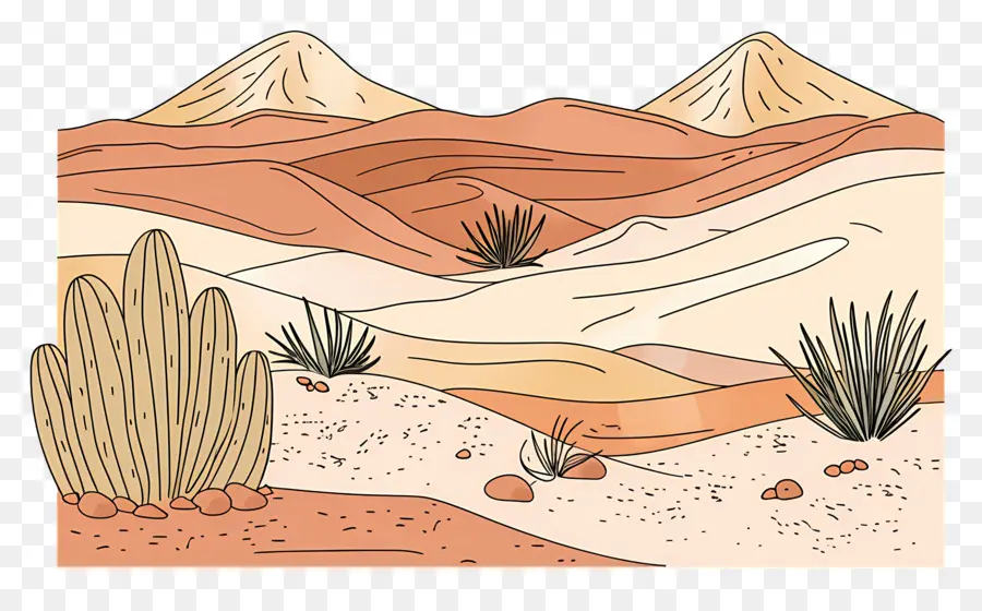 Desierto，Handdrawn PNG