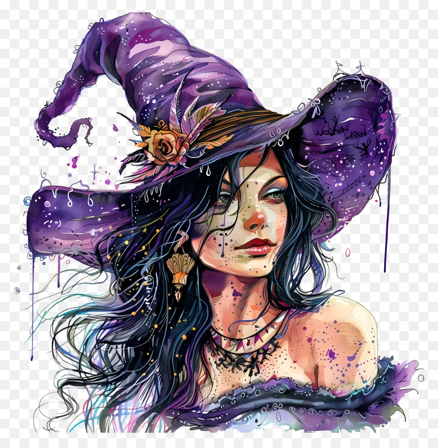 Bruja，Morado PNG