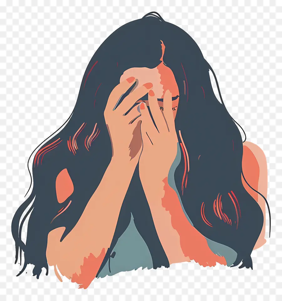 Facepalm，Mujer PNG
