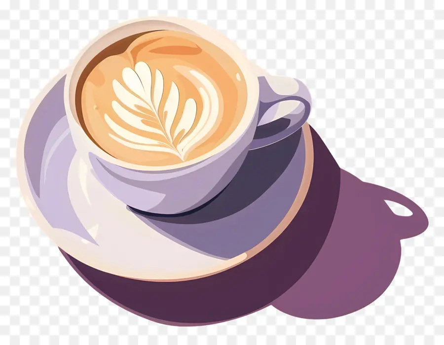 Latte，Café PNG