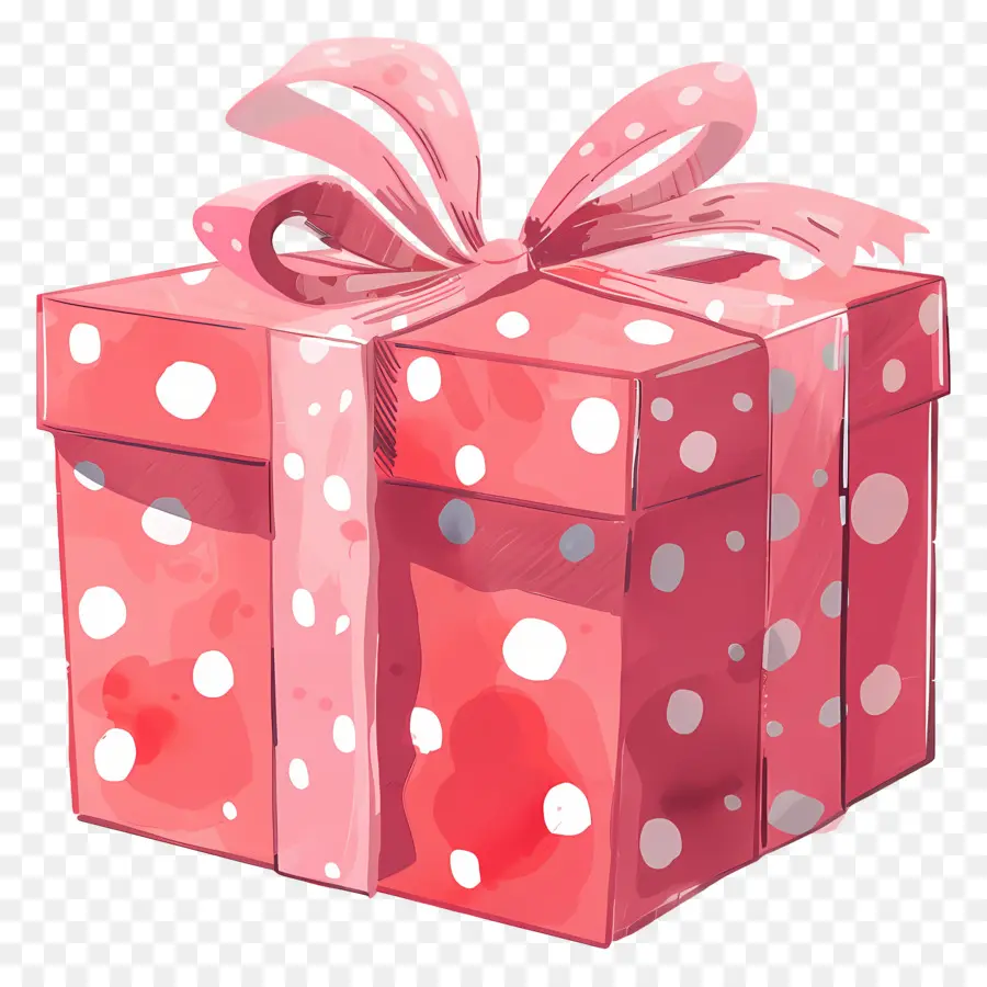 Rojo De La Caja De Regalo，Regalo PNG