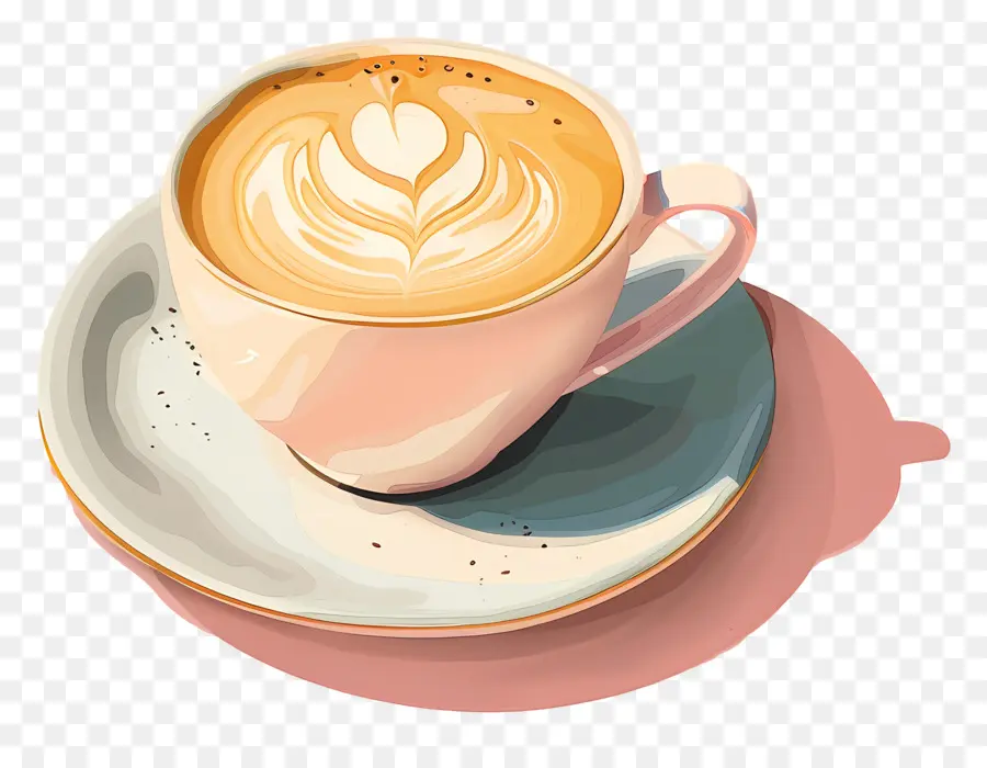 Latte，Café PNG