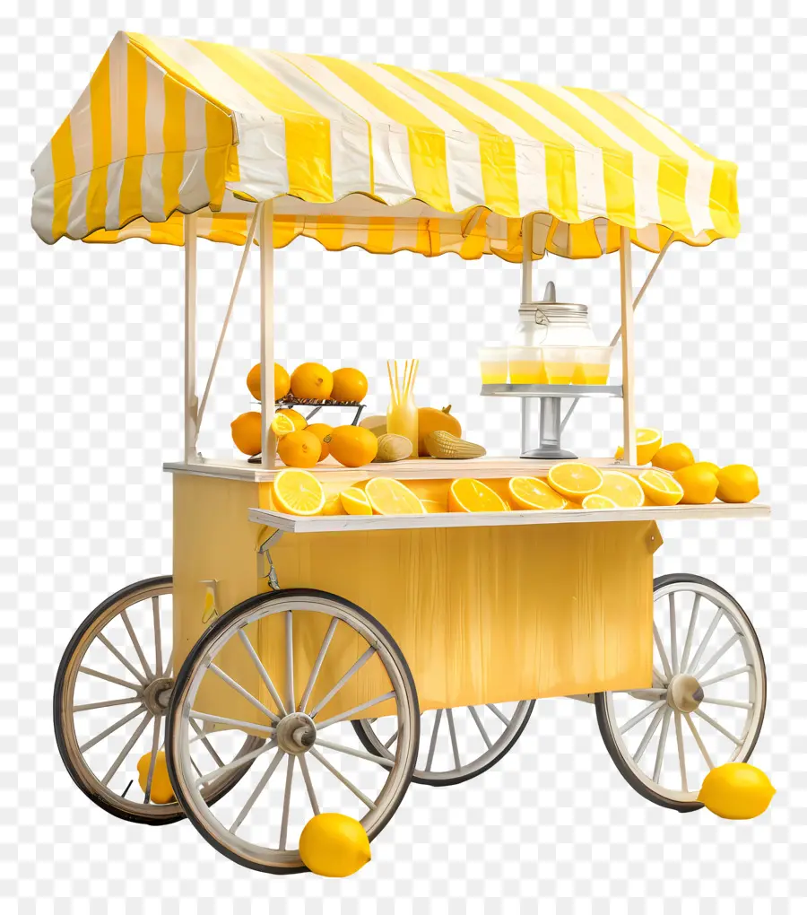 Puesto De Limonada，Soporte De Frutas Móviles PNG