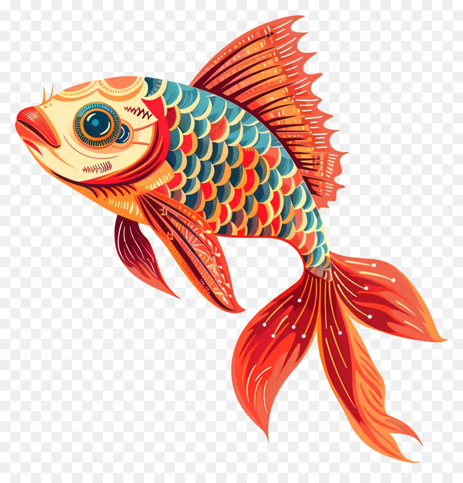 Dibujos Animados De Pescado，Peces De Colores PNG