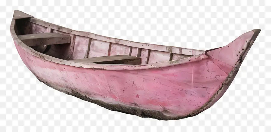 Canoa，Bote De Madera Rosa PNG