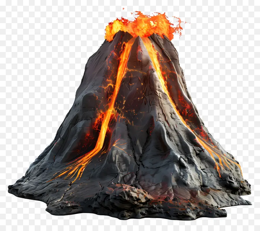 Volcán，Lava PNG