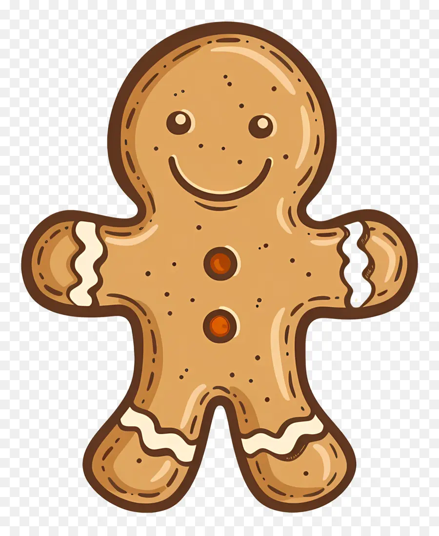 Hombre De Pan De Jengibre，La Navidad PNG