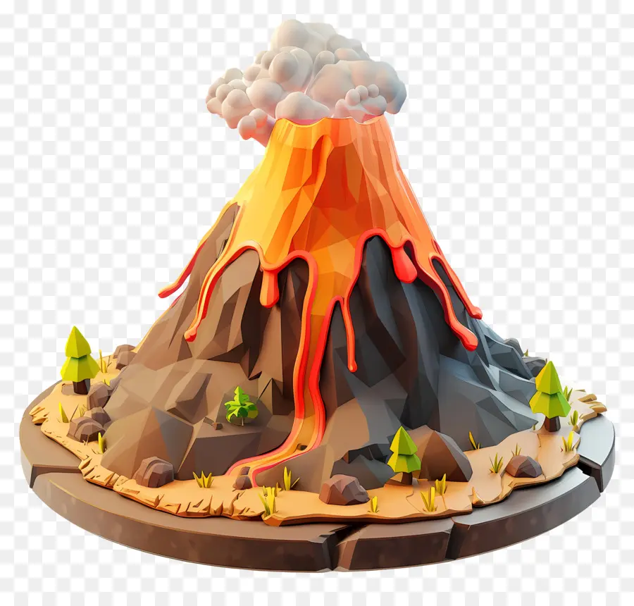 Volcán，Erupción Volcánica PNG