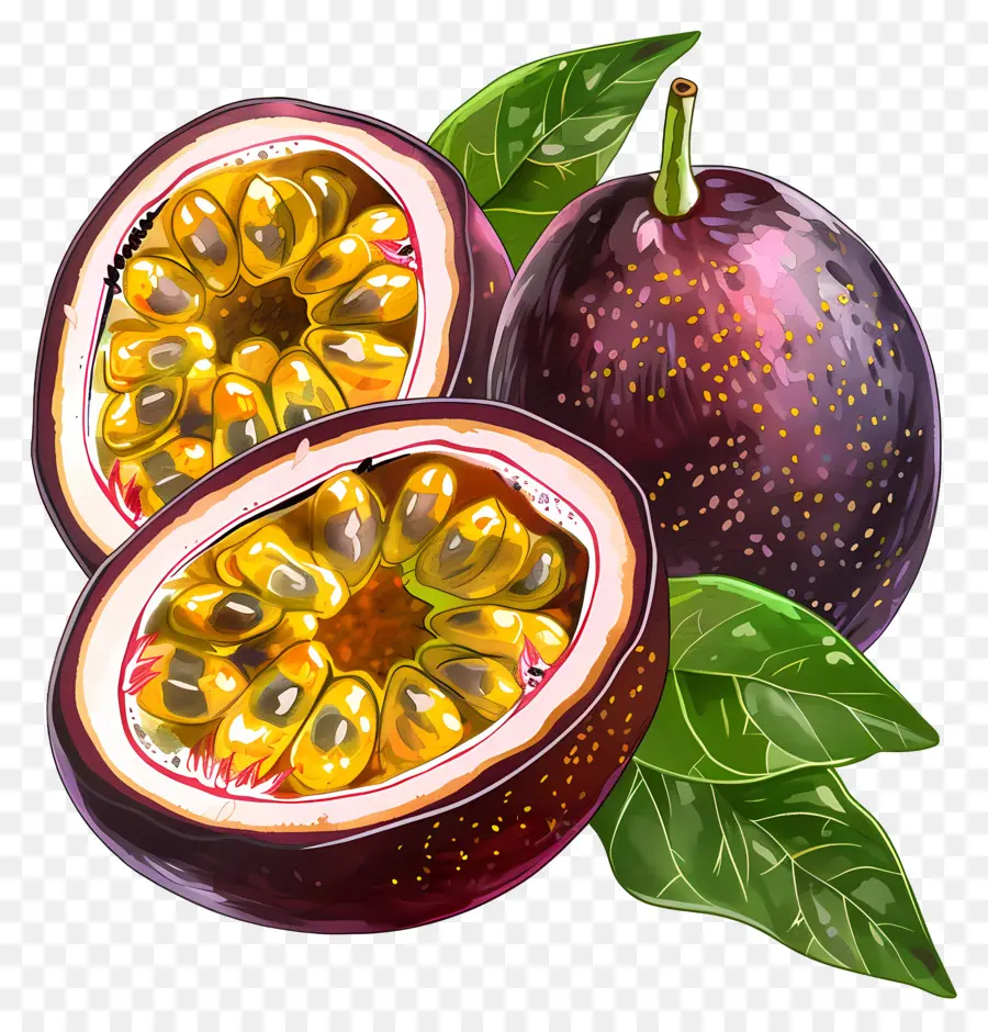 Fruta De La Pasión，Frutas Tropicales PNG