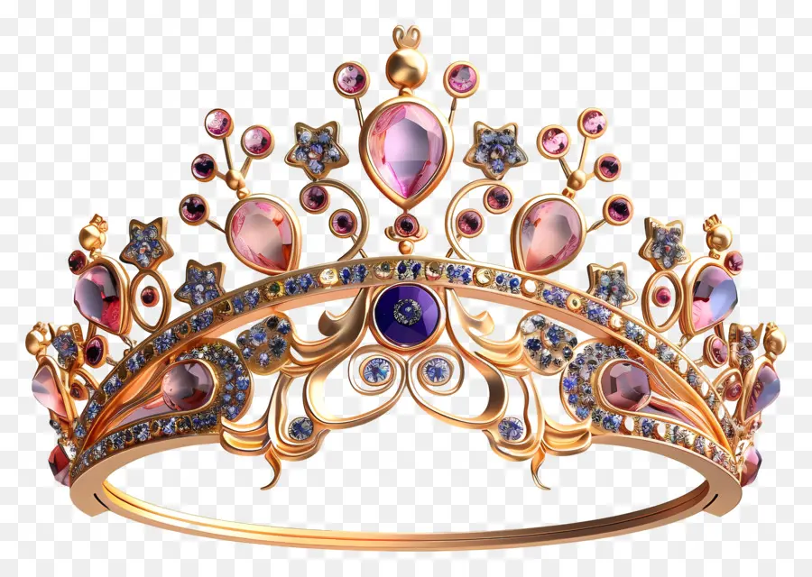 Tiara，Golden Crown PNG