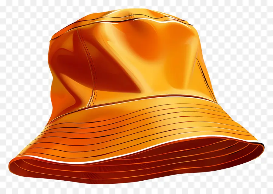 Sombrero De Cubo，Balde De Naranja PNG