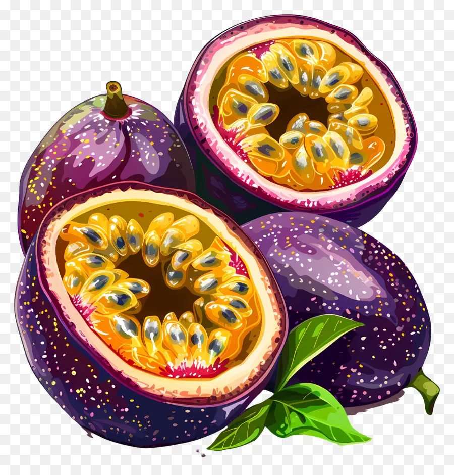 Fruta De La Pasión，Frutas Tropicales PNG