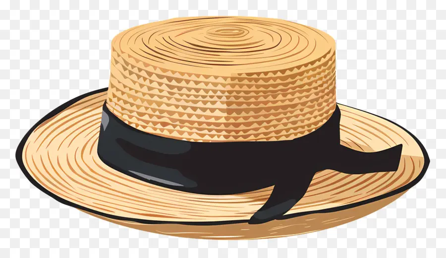 Sombrero Canotier，Sombrero De Paja PNG