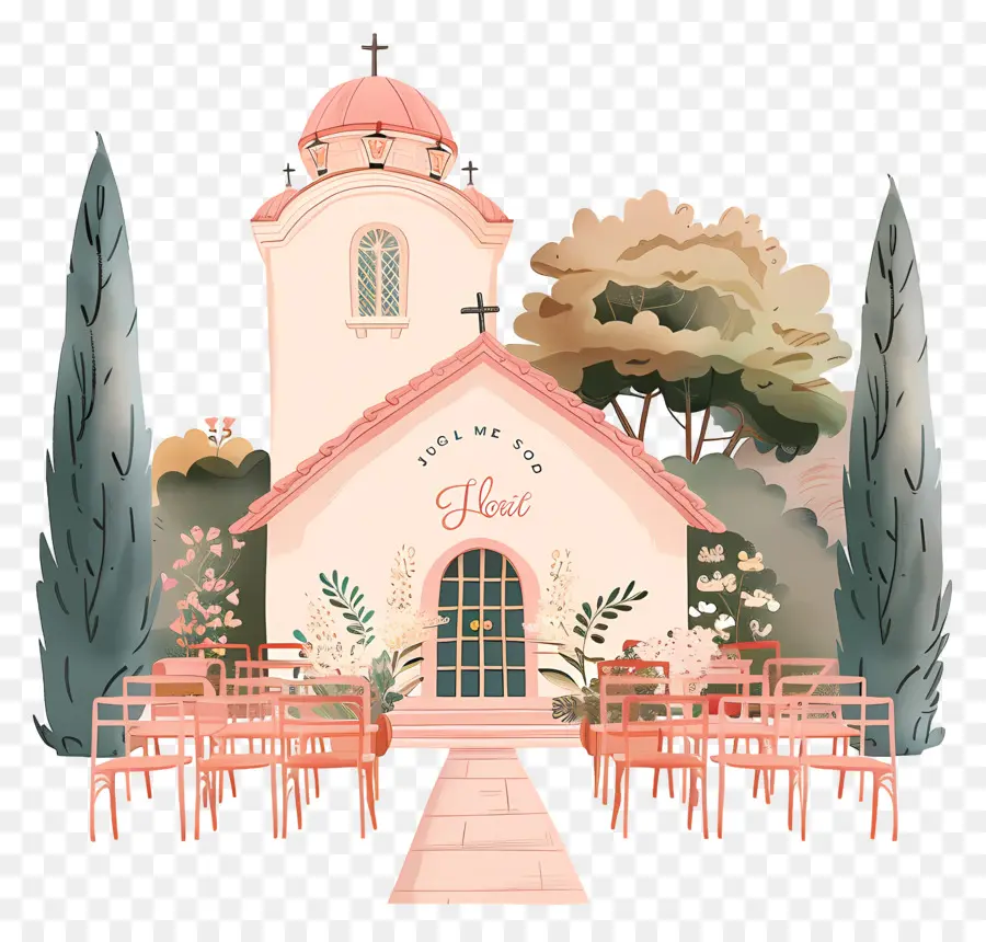 Lugar De La Boda，La Iglesia PNG