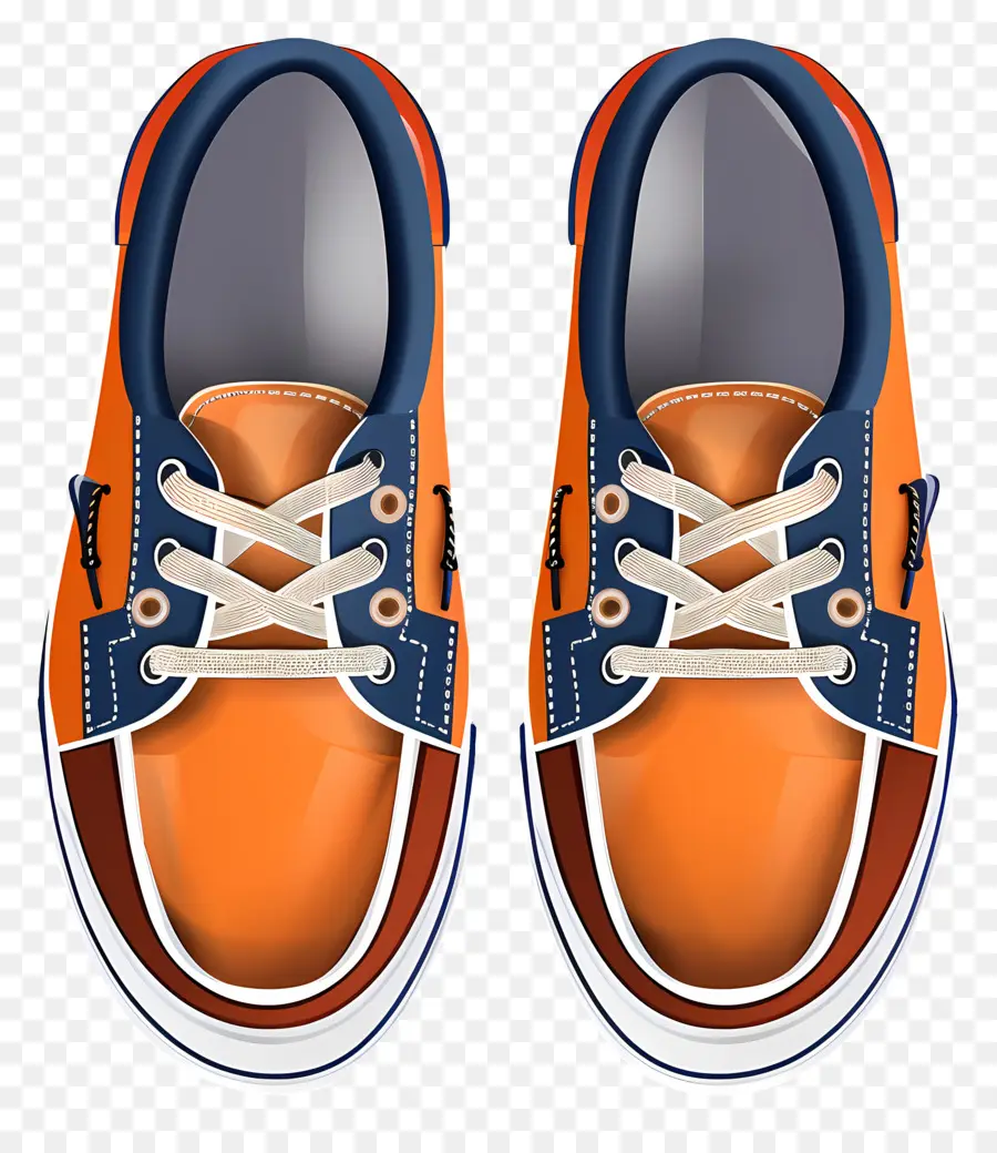 Zapatos Del Barco，Zapato Naranja PNG