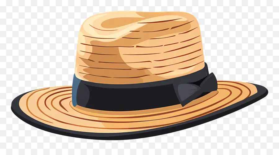 Sombrero Canotier，Sombrero De Paja PNG