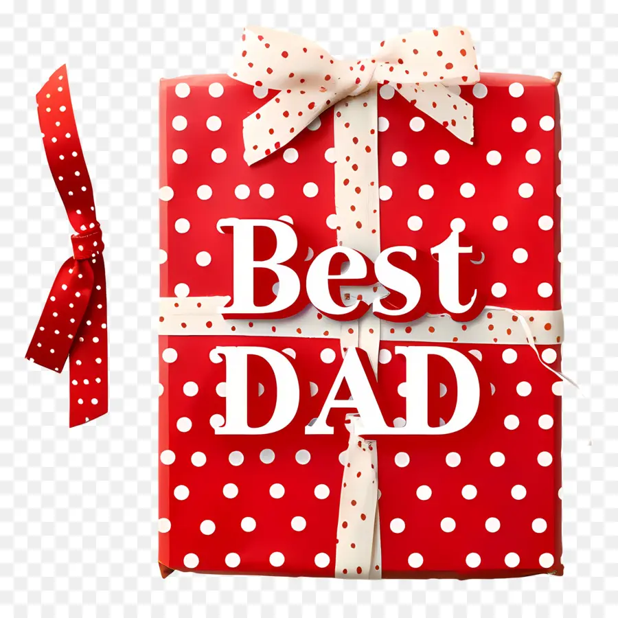 Mejor Papá，Caja De Regalo Del Día Del Padre PNG