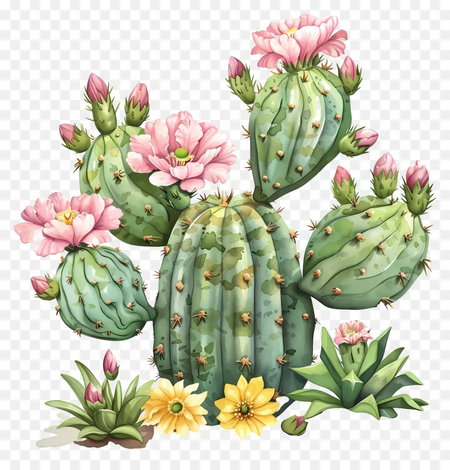 Planta De Cactus，Cacti PNG