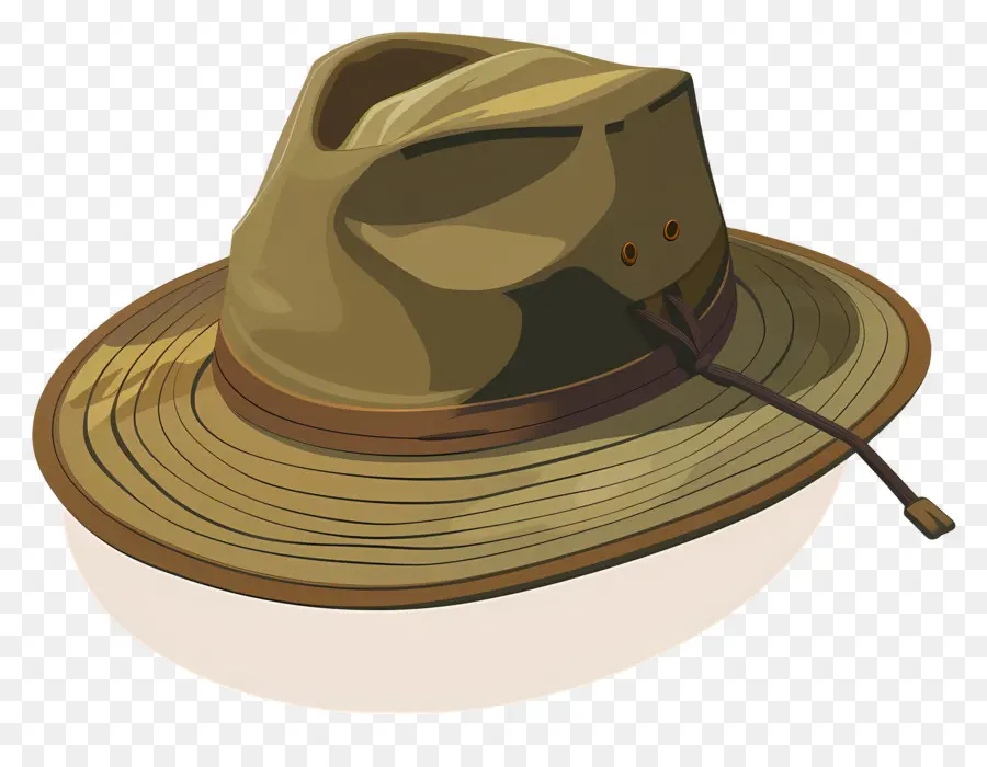 Sombrero De Safari，Sombrero Marrón PNG