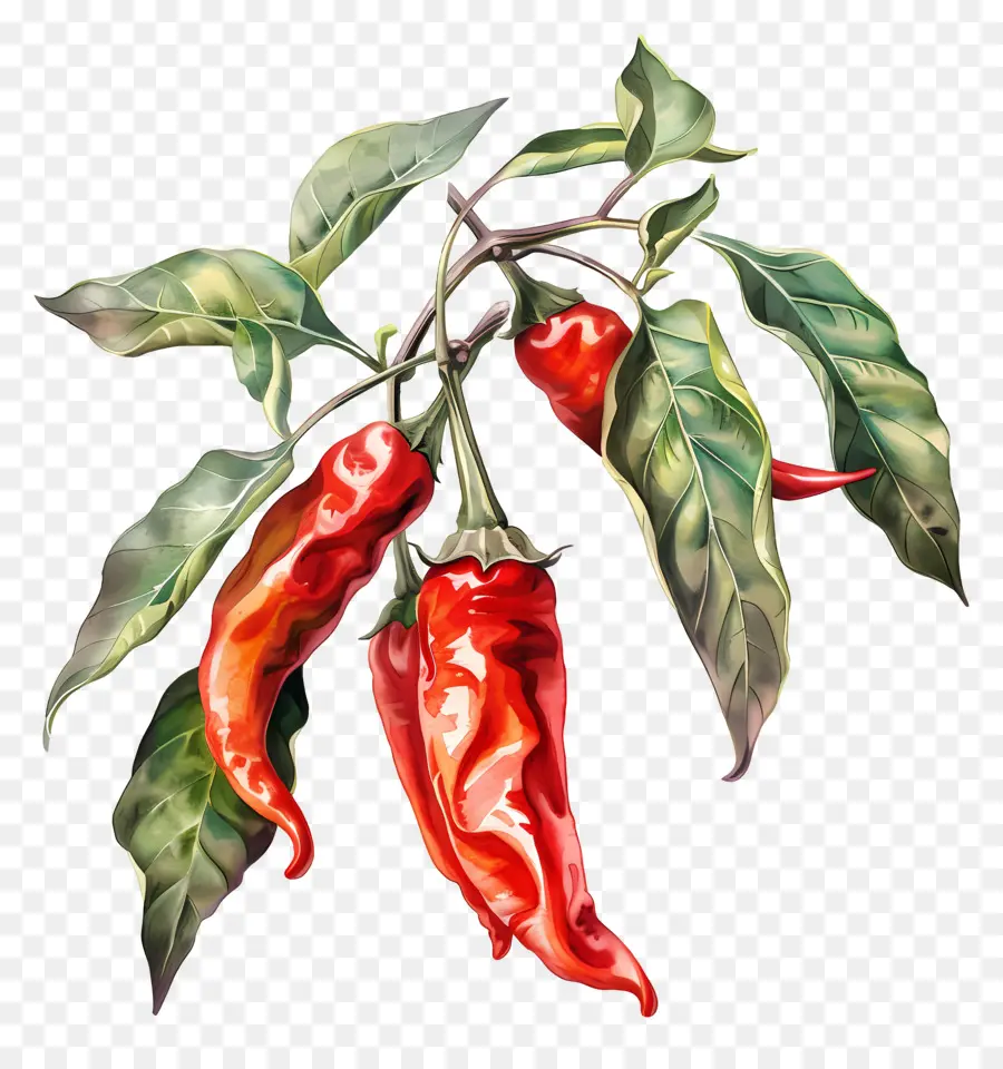 Guindilla，Chiles Rojos PNG