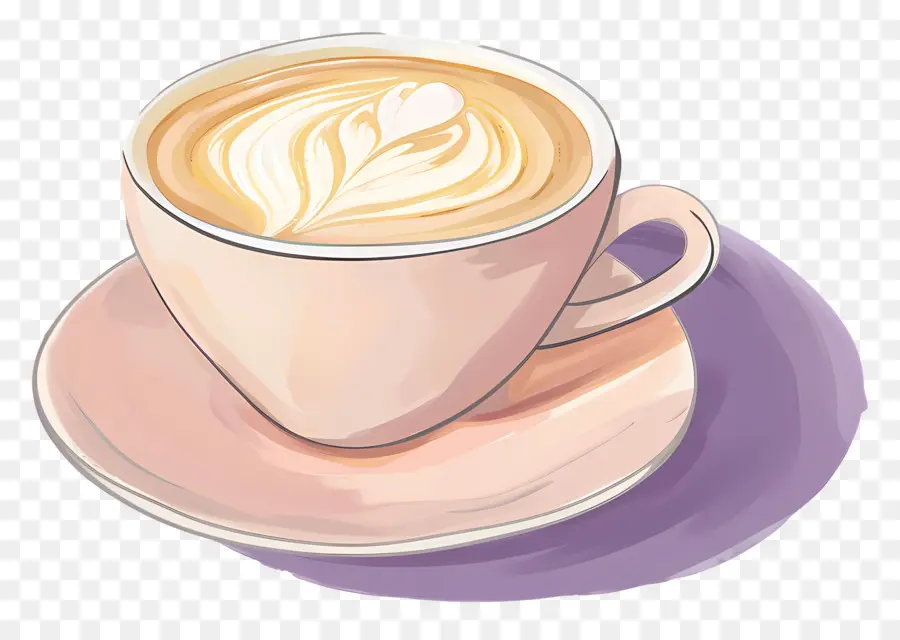 Latte，Café PNG