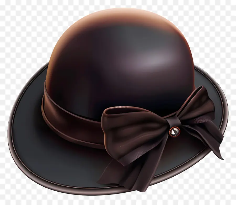 Sombrero Campana，Bombín Negro PNG