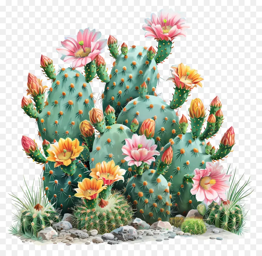 Planta De Cactus，Macetas De Cactus PNG