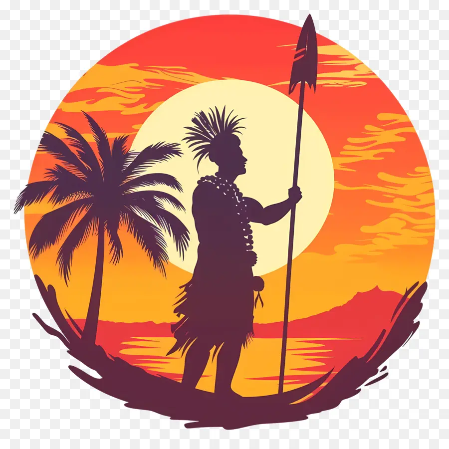 El Día De Kamehameha，Guerrero Hawaiano PNG