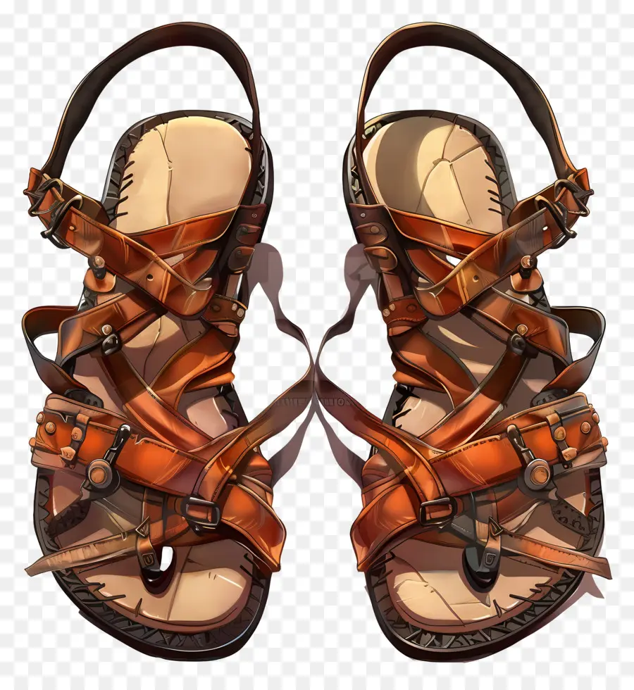 Sandalias De Gladiador，Sandalias PNG