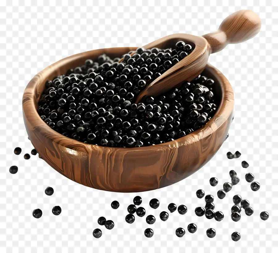 Caviar Día，Tazón De Madera PNG