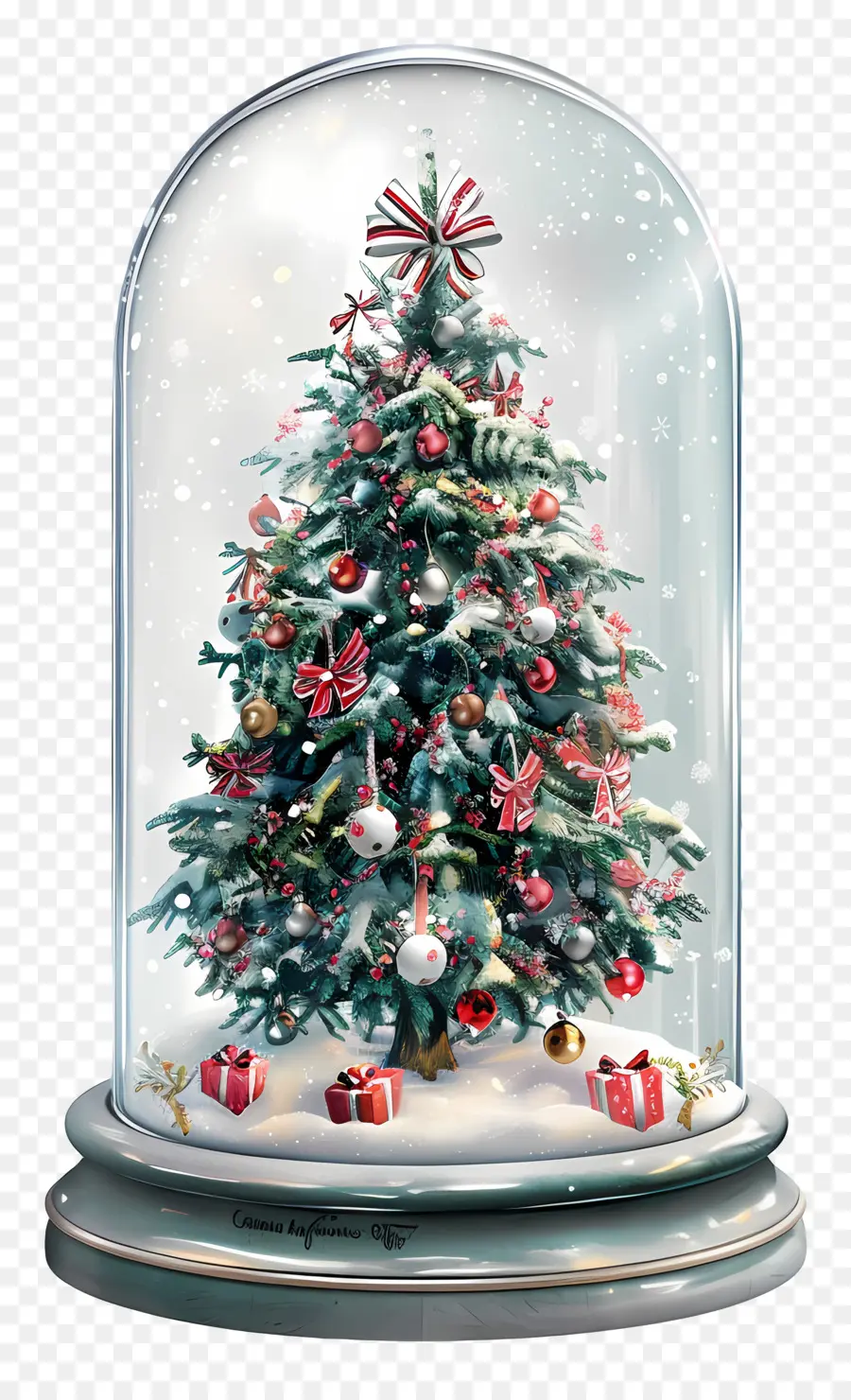 árbol De Navidad，Glass Globe PNG