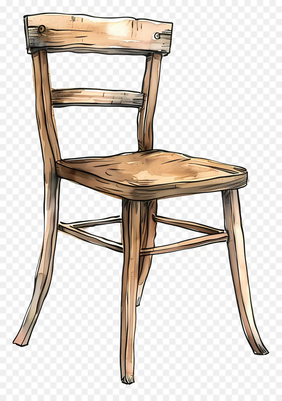 Silla De Madera，Silla PNG