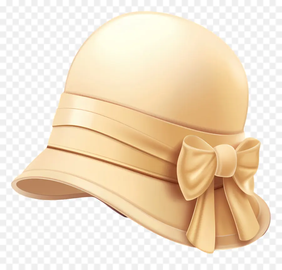 Sombrero Cloche，Sombrero De Paja Blanco PNG