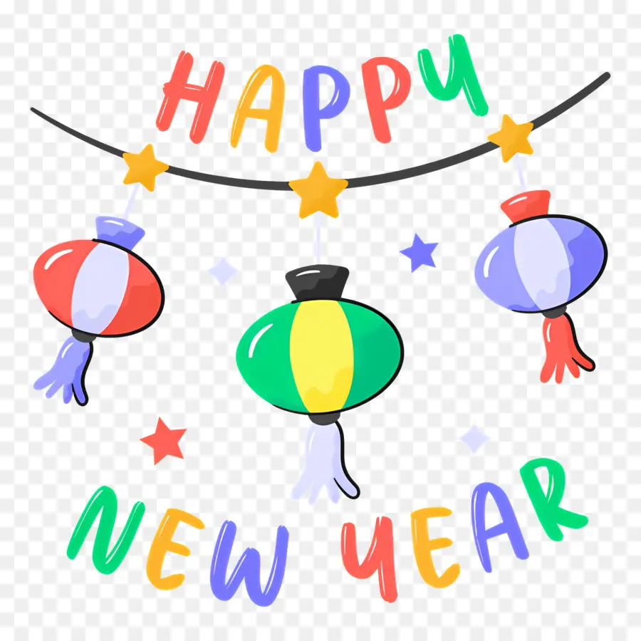 Feliz Año Nuevo，La Víspera De Año Nuevo PNG