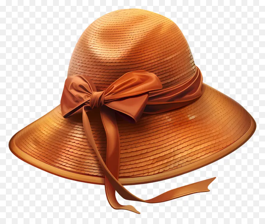 Sombrero Cloche，Sombrero Marrón PNG