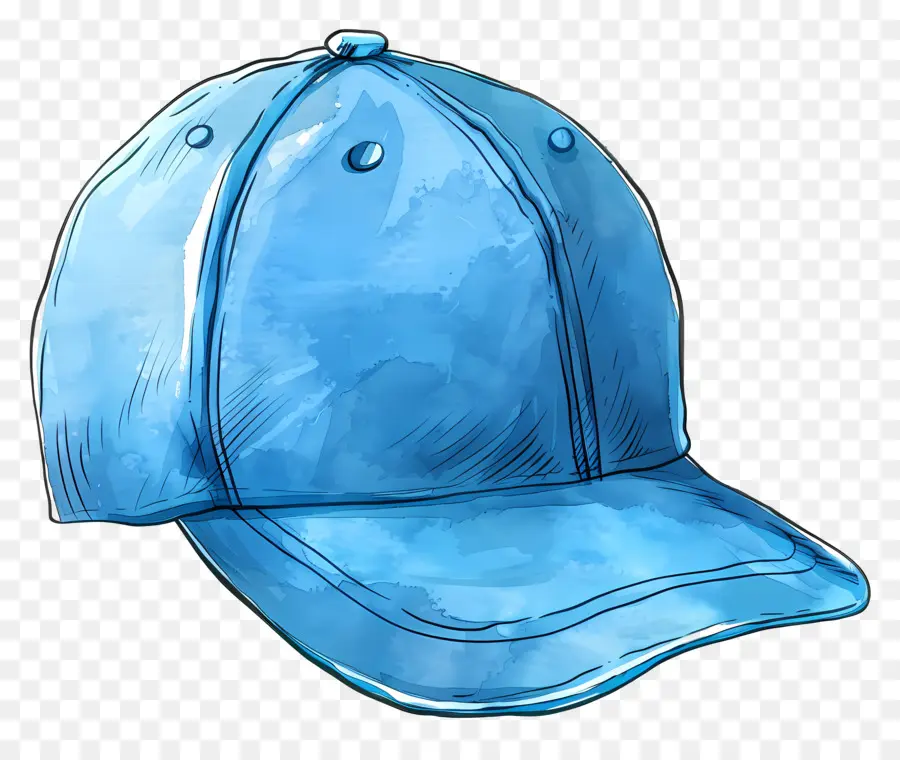 Gorra De Béisbol，Azul PNG