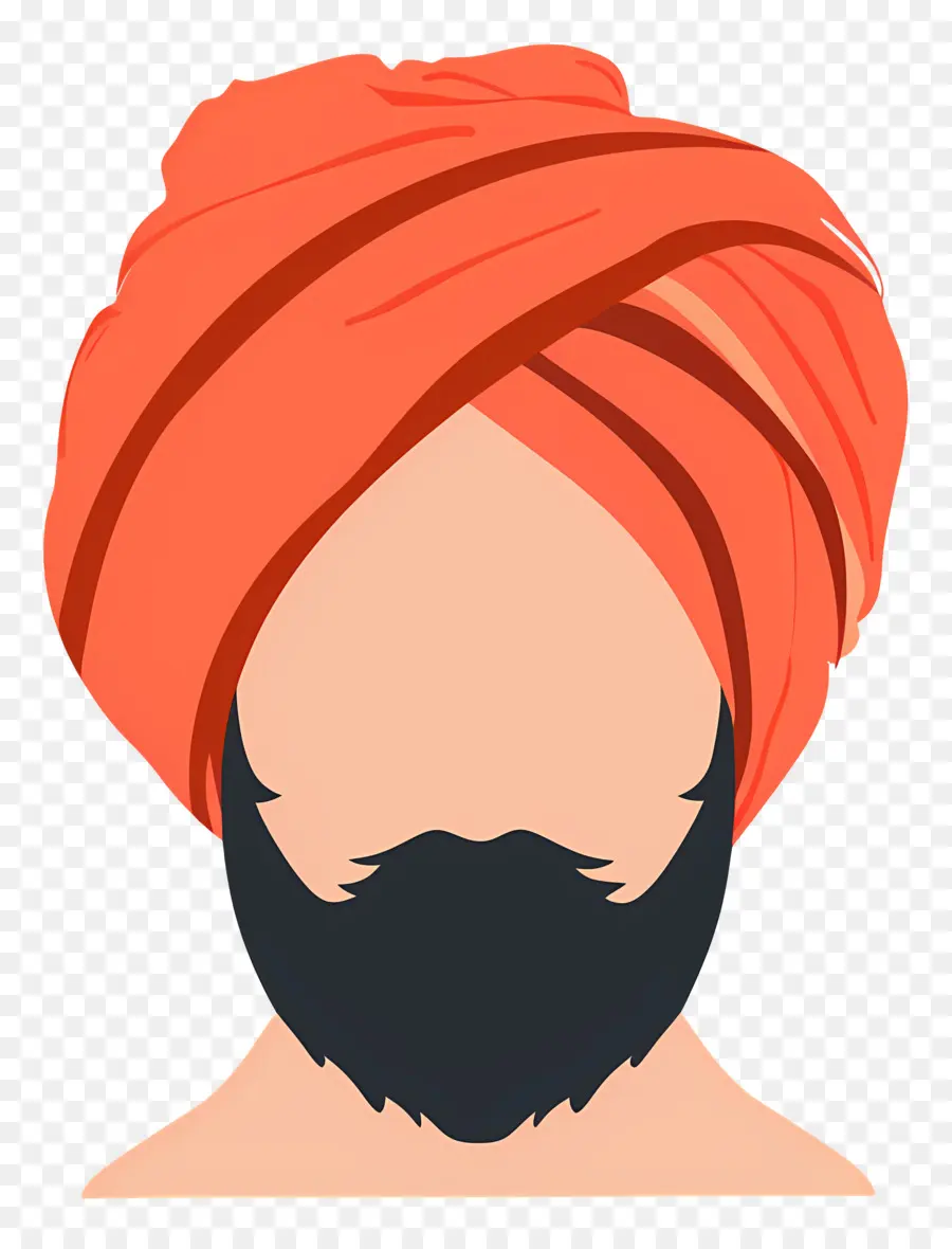 Turbante，Barba PNG