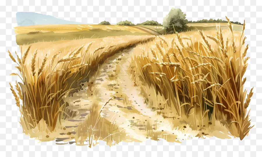 Campos De Trigo，Campo PNG