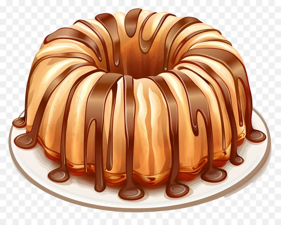 Bundt Cake，Pastel De Chocolate PNG