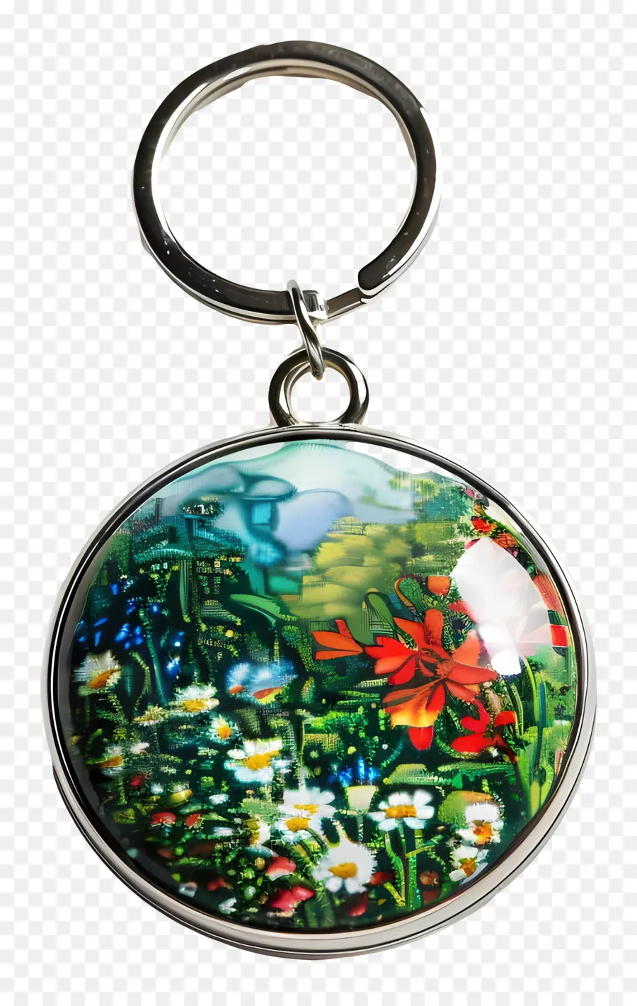 Llavero De Regalo，Llavero Floral PNG