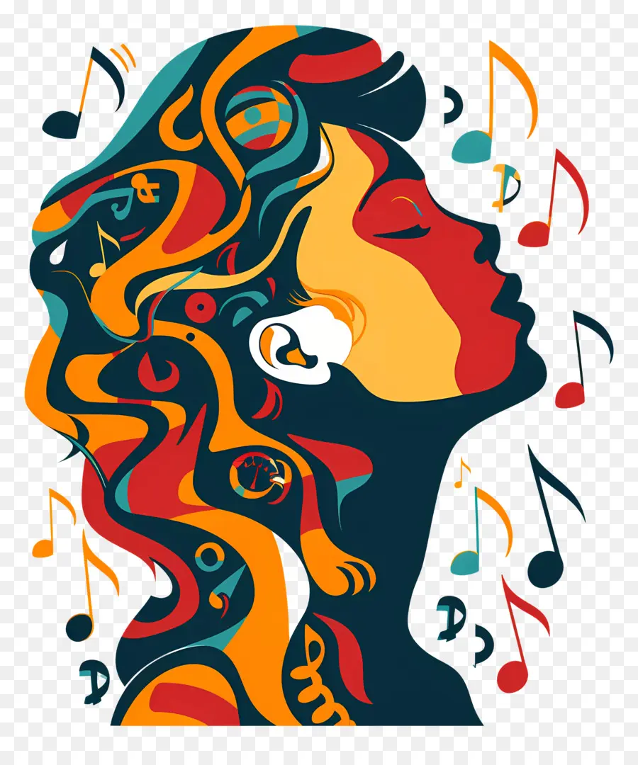 Mundo Día De La Música，Mujer PNG