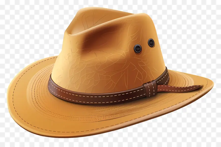 Sombrero De Safari，De Cuero, Sombrero De Vaquero PNG