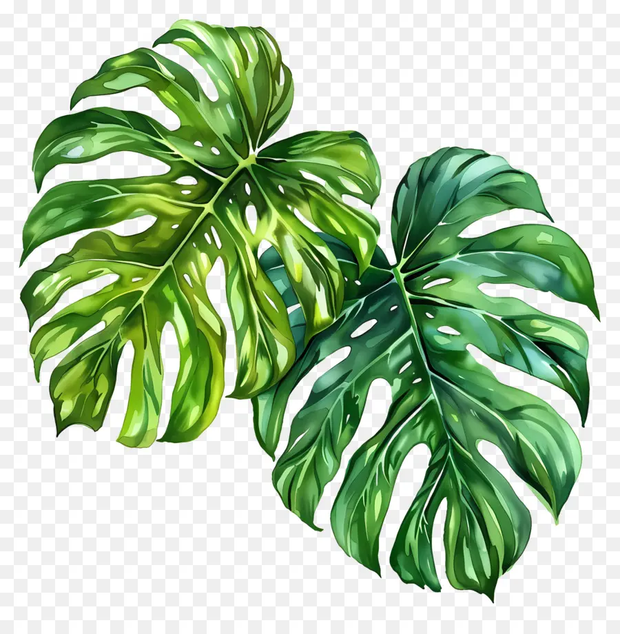 Hojas De Monstera，Hoja PNG