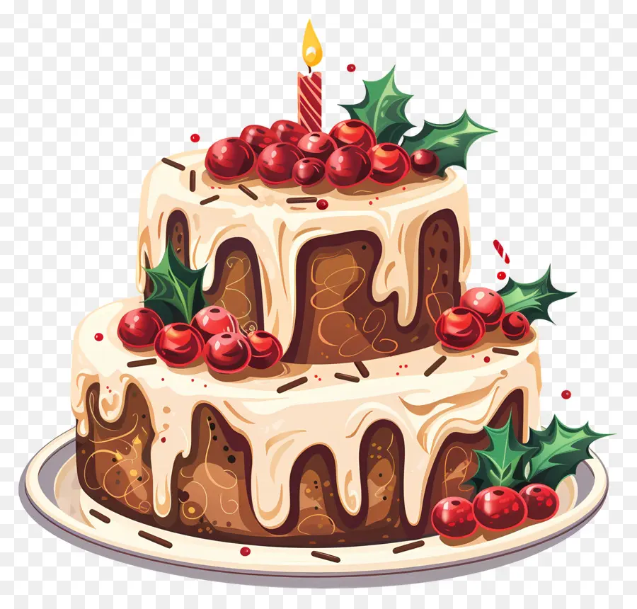 Pastel De Navidad，Pastel PNG