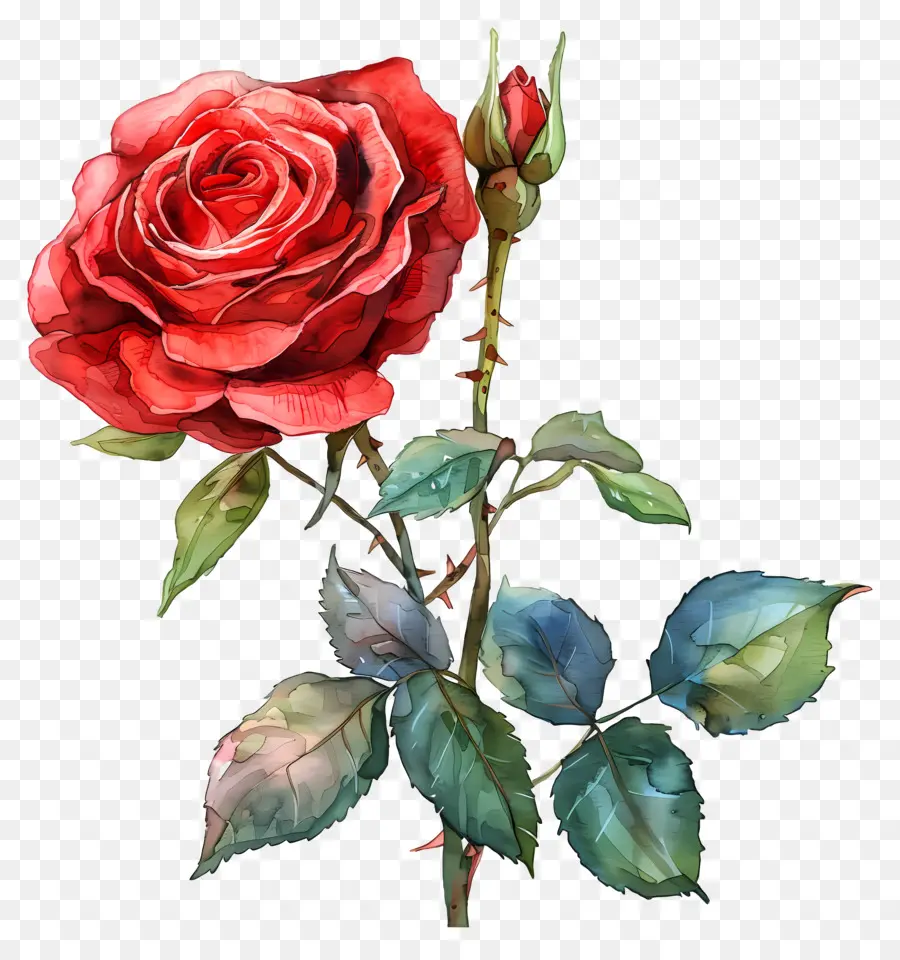Rosa Roja，Pintura PNG