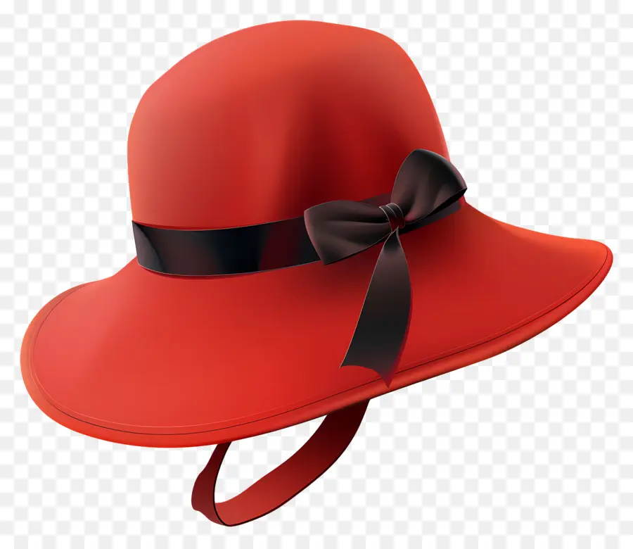 Sombrero Cloche，Sombrero De Paja Roja PNG