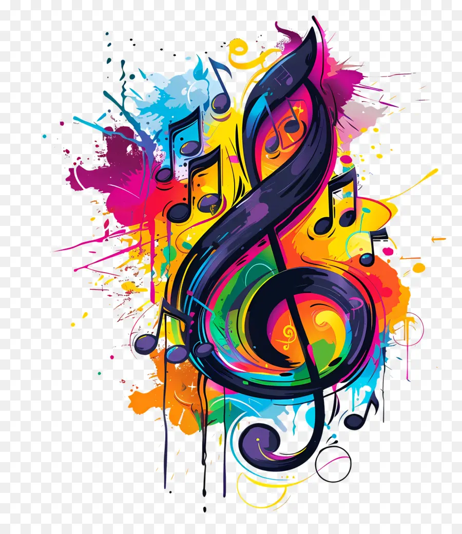 Mundo Día De La Música，Nota De La Música PNG